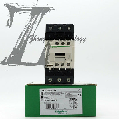 1PCS LC1-D50ABD DC24V NEW in box Schneider Contactor - SCHNEIDER