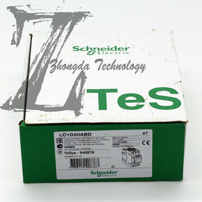 1PCS LC1-D50ABD DC24V NEW in box Schneider Contactor - SCHNEIDER