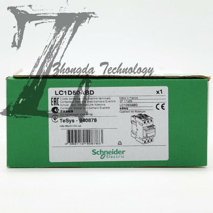 1PCS LC1-D50ABD DC24V NEW in box Schneider Contactor - SCHNEIDER