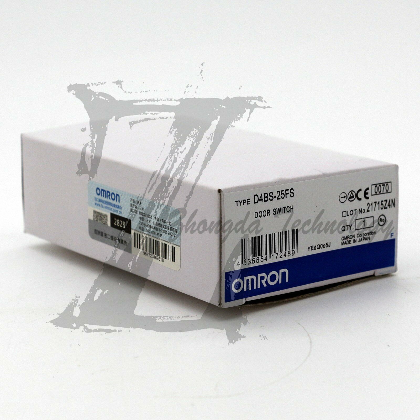 1PCS New IN BOX OMRON D4BS-25F SOMRON safety door switch - OMRON