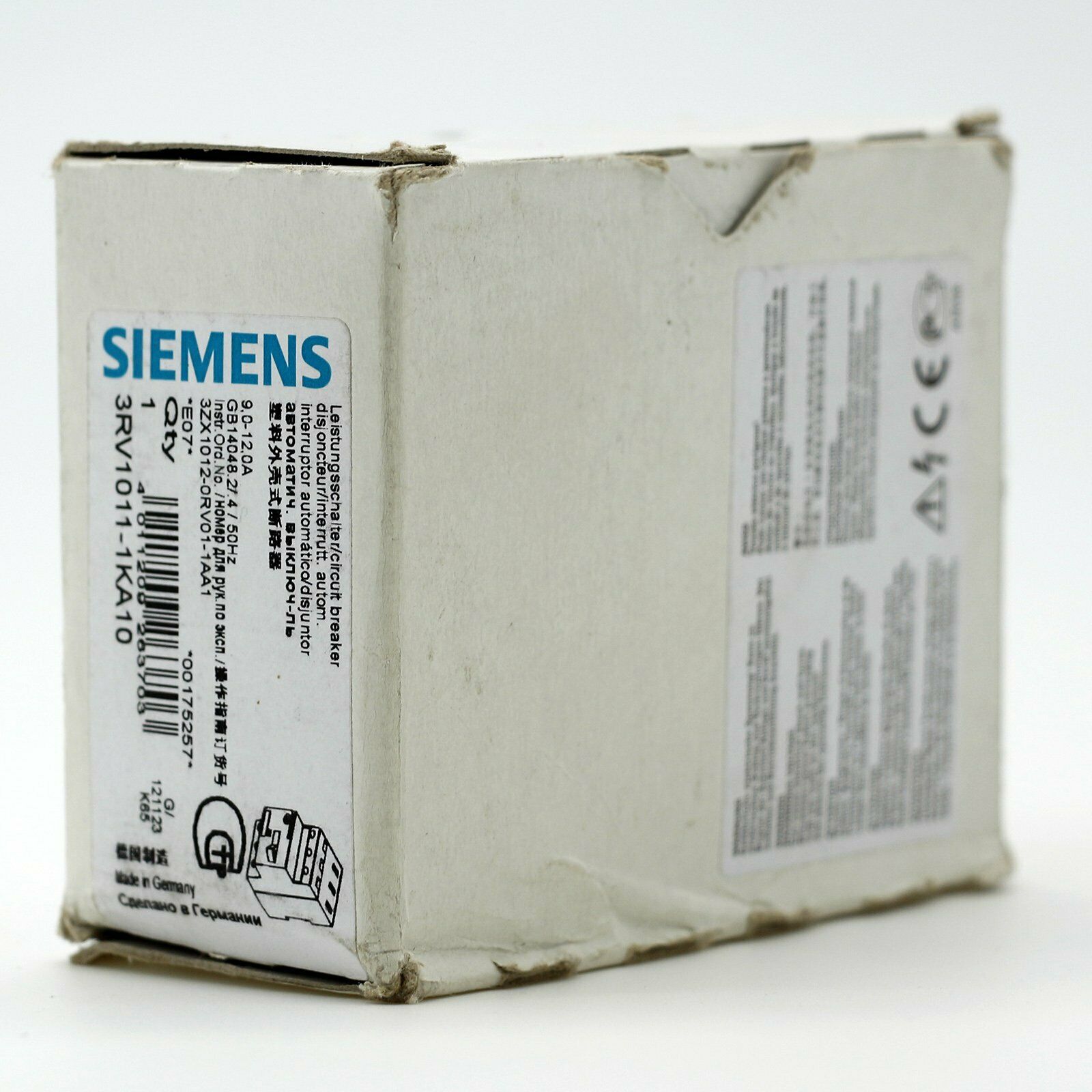 1PCS New IN BOX Siemens Contactor 3RV1011-1KA10 3RV10111KA10 One year warranty KOEED 1, 90%, import_2020_10_10_031751, Other, Siemens