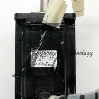 1PCS USED SGM-08V312C Yaskawa servo motor - YASKAWA
