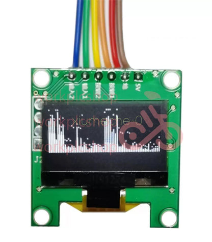 1PCS 0.96" OLED Music Spectrum Display Analyzer Audio Level Indicator VU Meter [1]