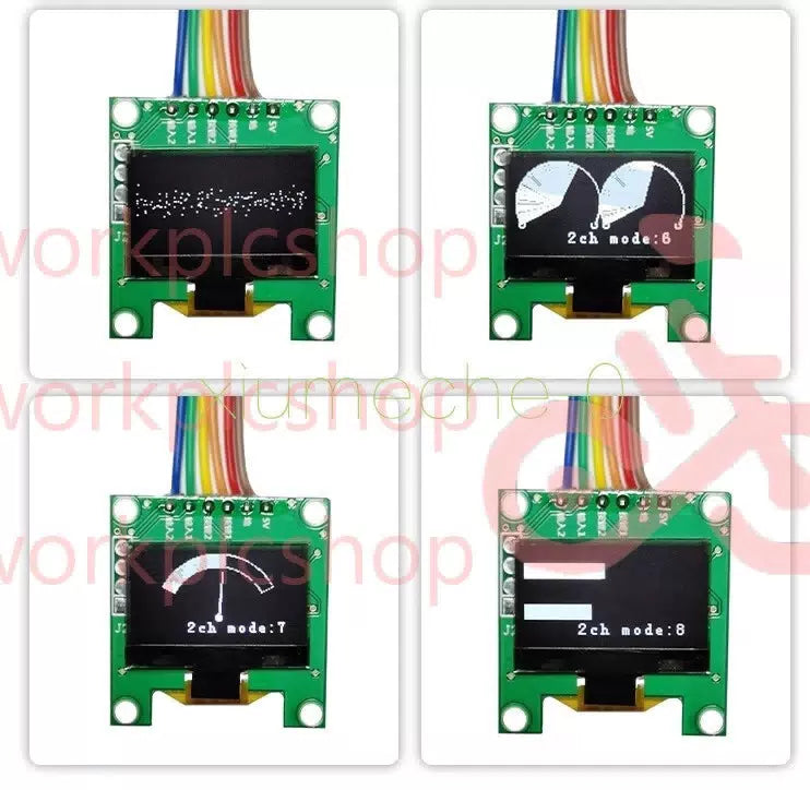 1PCS 0.96" OLED Music Spectrum Display Analyzer Audio Level Indicator VU Meter [4]