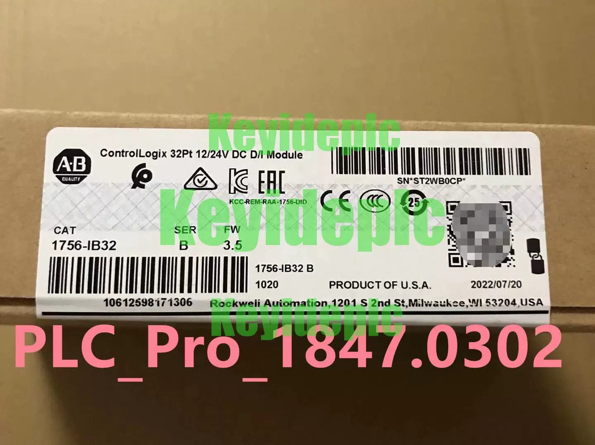 1PCS 1756-IB32 SER B ControlLogix 32 Pt D/I Module Fast ship #k [1]
