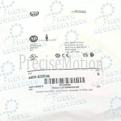 1PCS 440K-E33046 Safety Switch 440KE33046 [1]
