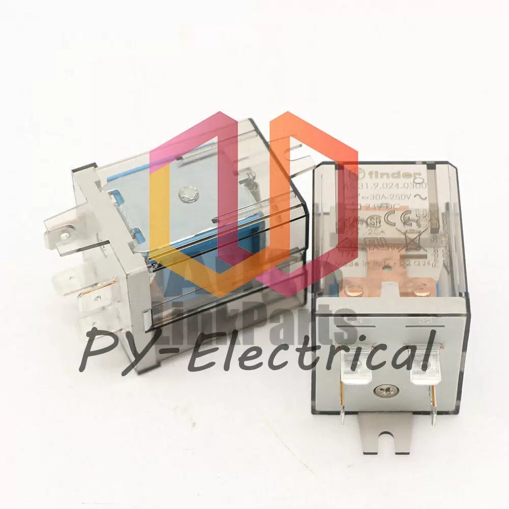 1PCS 65.31.9.024.0300-24vdc 30a Finder Relay 65.31 24VDC 30A 4PIN [2]