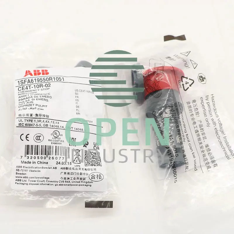 1PCS ABB Push Button CE4T-10R-02 [1]