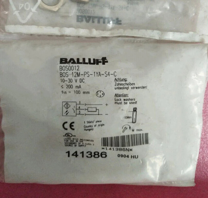 1PCS BALLUFF Photoelectric sensor BOS 12M-PS-1YA-S4-C - BALLUFF [2]