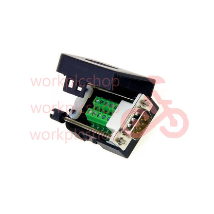 1PCS D-SUB DB9 Male 9Pin Black Cover Screw Type Breakout Terminals Connector [2]