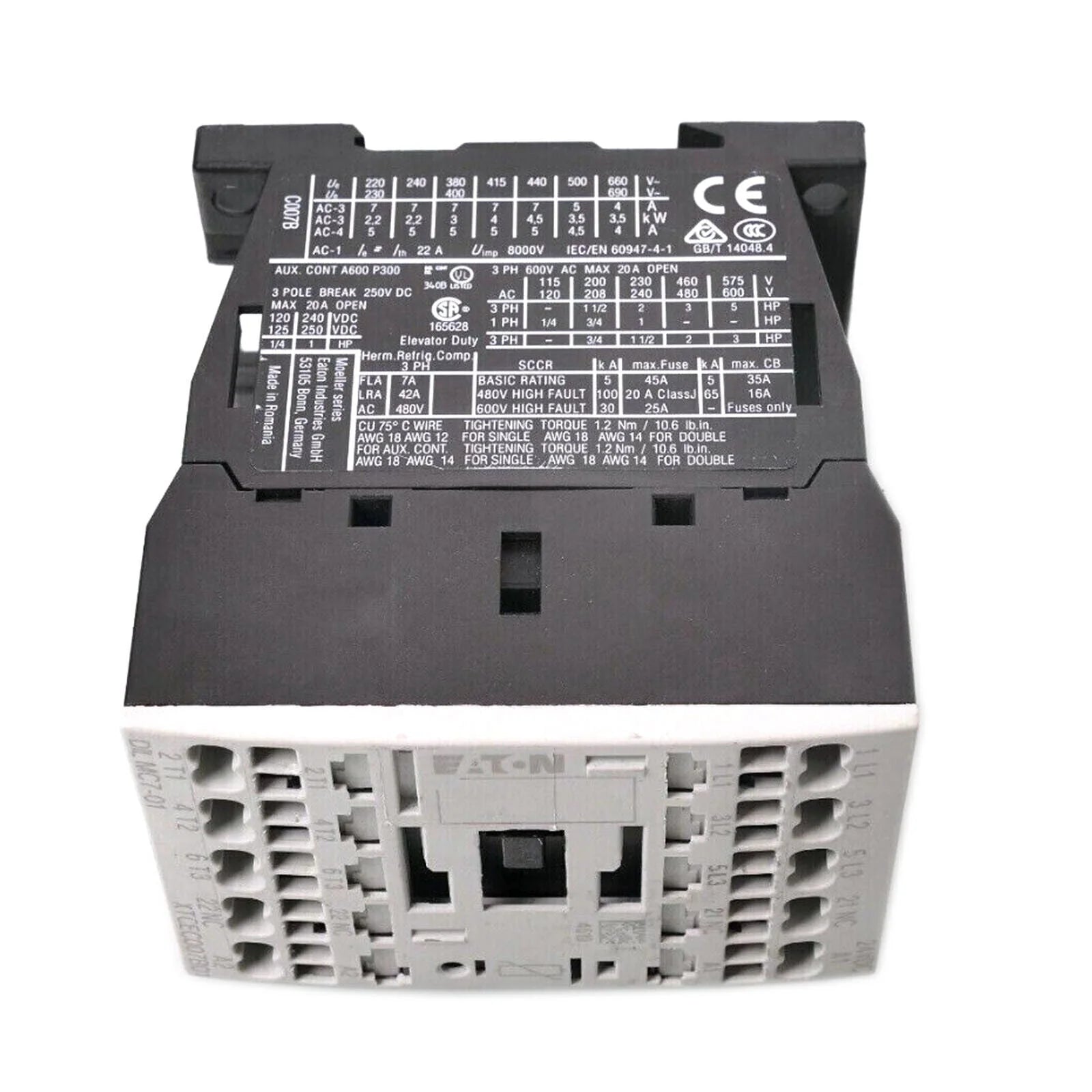 1PCS Eaton DILMC7-01 DC24V Contactor in Box - EATON [3]