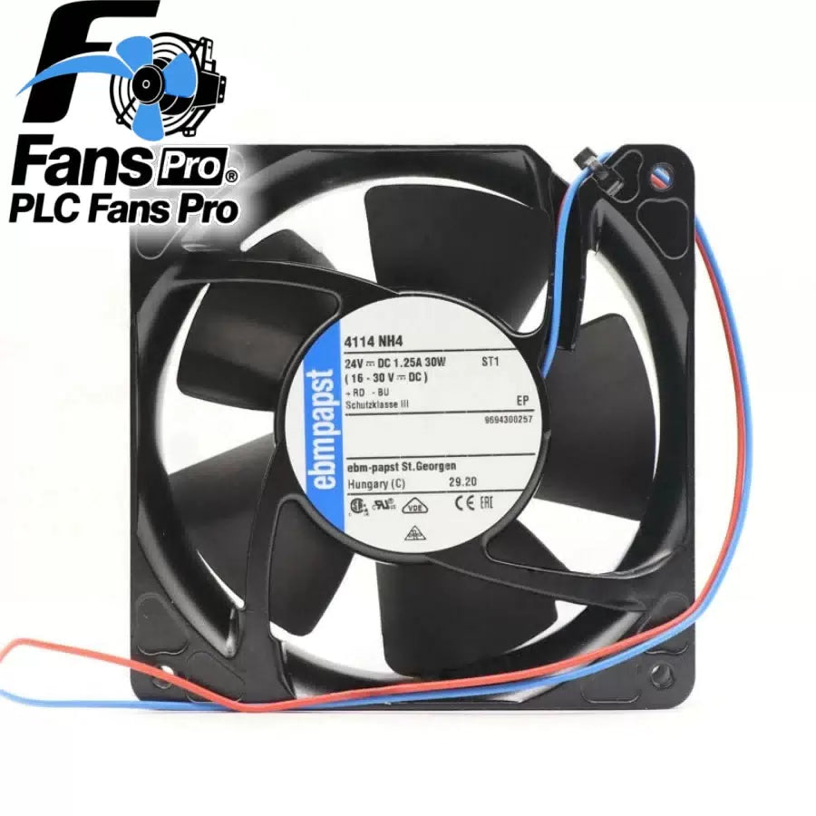 1PCS Ebmpapst 4114NH4 24V 30W 2-wires Cooling Fan Fast Shipping #k [1]
