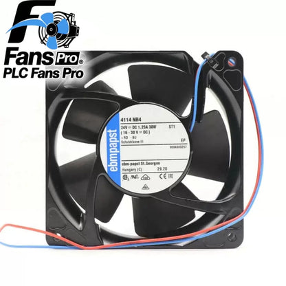 1PCS Ebmpapst 4114NH4 24V 30W 2-wires Cooling Fan Fast Shipping #k [1]