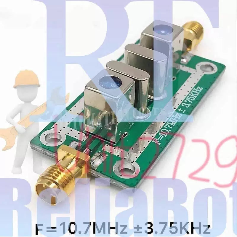 1PCS FOR Quartz Crystal Filter Bandpass Narrowband 10.7MHz ±3.75KHz 10.7M~ [2]