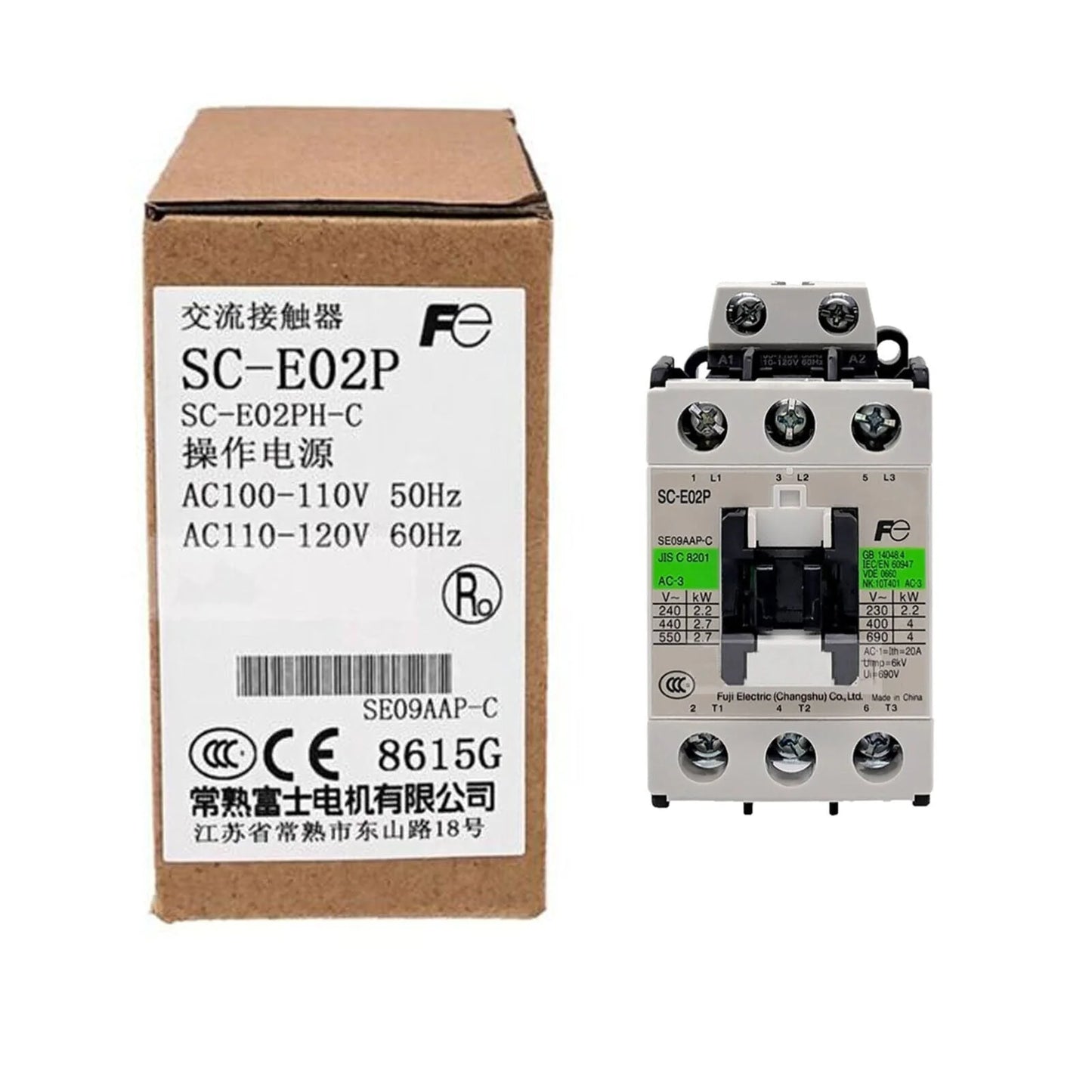 1PCS FUJI SC-E02P Contactor Relay AC 110V - High-Quality Component - FUJI [5]