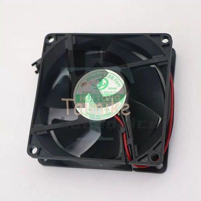 1PCS HUI TONG Fan HTD-080S12L DC12V 0.15A 8025 80*25MM 2 pin cooling fan [2]