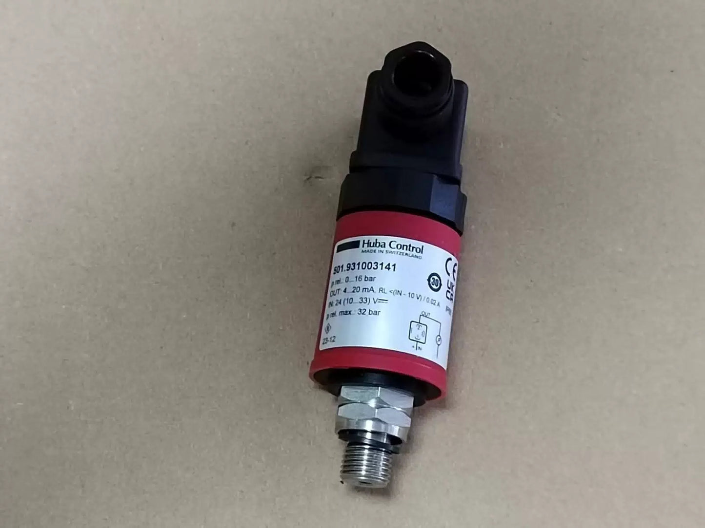 1PCS Huba Control Pressure Transmitter 501.931003141 0-16BAR #F [2]