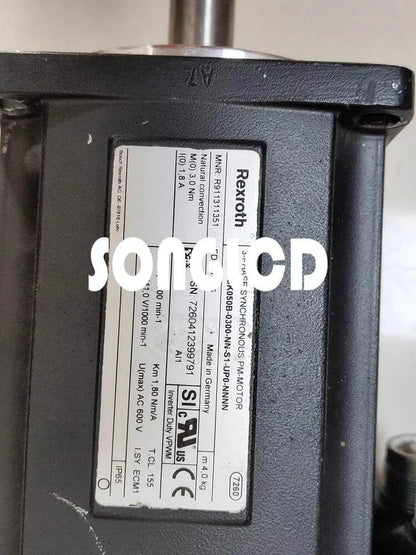 1PCS MSK050B-0300-NN-S1-UP0-NNNN Rexroth Servo Motor - REXROTH [3]