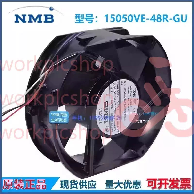 1PCS NMB 15050VE-48R-GU DC48V 1.1A Axial Cooling Fan [3]