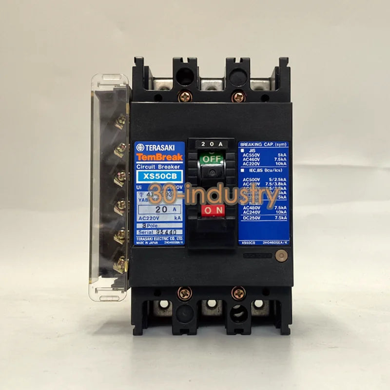 1PCS New For TemBreak Plastic-case circuit breaker XS50CB air switch 3P 20A - KOEED [1]