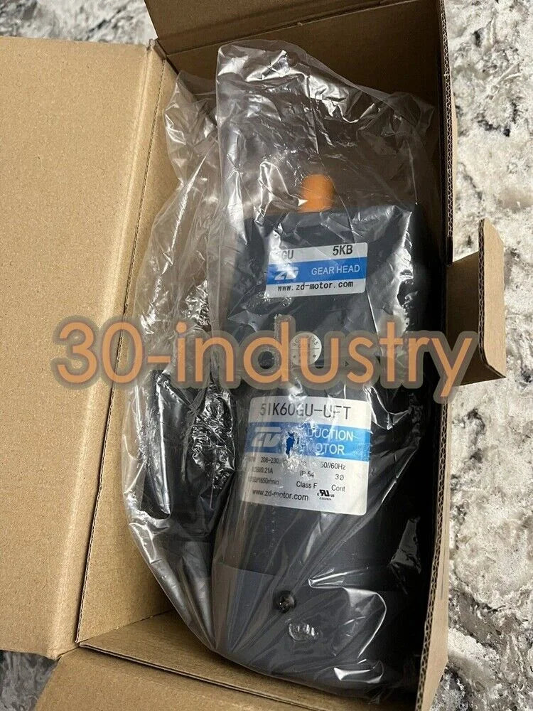 1PCS New For ZD 60W Gear motor 5IK60GU-UFT+5GU5KB 208-230/380-460V 0.36/0.21A - KOEED [1]