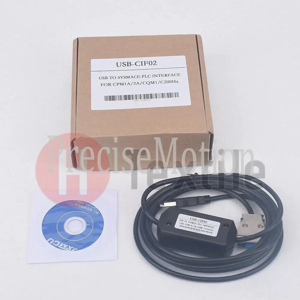 1PCS OMRON CQM1-CIF02 USB-CIF02 PLC COMMUNICATION 3.3M CABLE, FREE SHIP [1]