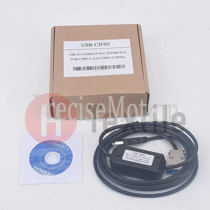 1PCS OMRON CQM1-CIF02 USB-CIF02 PLC COMMUNICATION 3.3M CABLE, FREE SHIP [1]