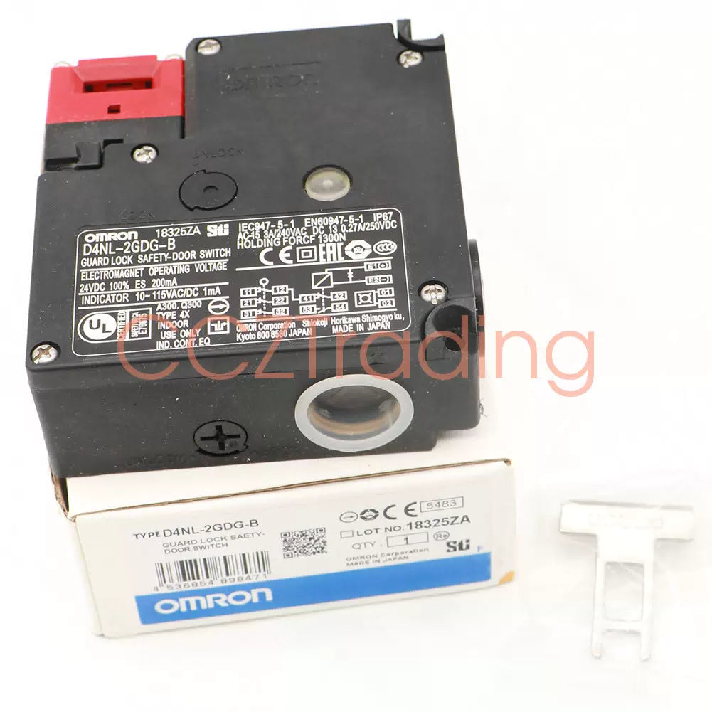 1PCS OMRON D4NL-2GDG-B Locking Safety Door Switch #CC [1]