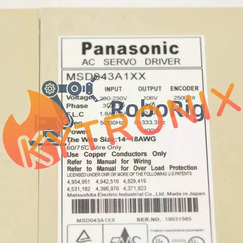 1PCS PANASONIC MSD043A1XX Quality Assurance [10]