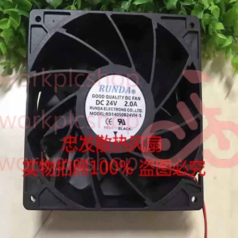 1PCS RD14050B24VH-S 14050 DC24V 2.0A 14CM 2-Wire Inverter Cooling Fan [1]