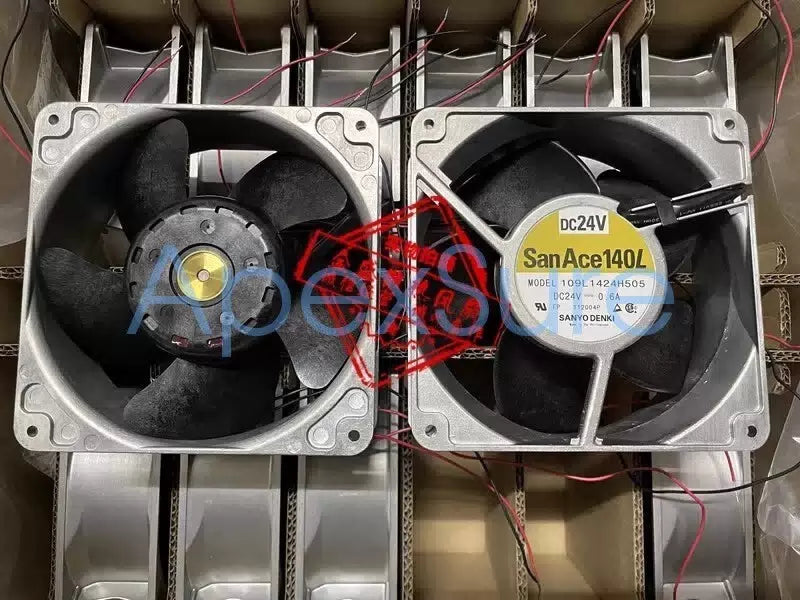 1PCS SANYO 109L1424H505 DC24V 0.6A 14CM Aluminum Frame Inverter Cooling Fan [2]