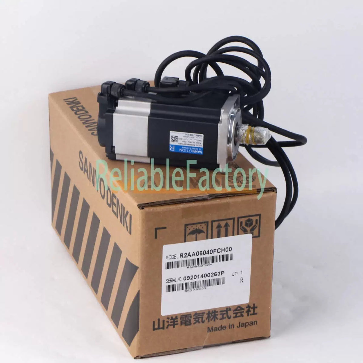1PCS SANYO DENKI SERVO MOTOR R2AA06040FCH00 [10]