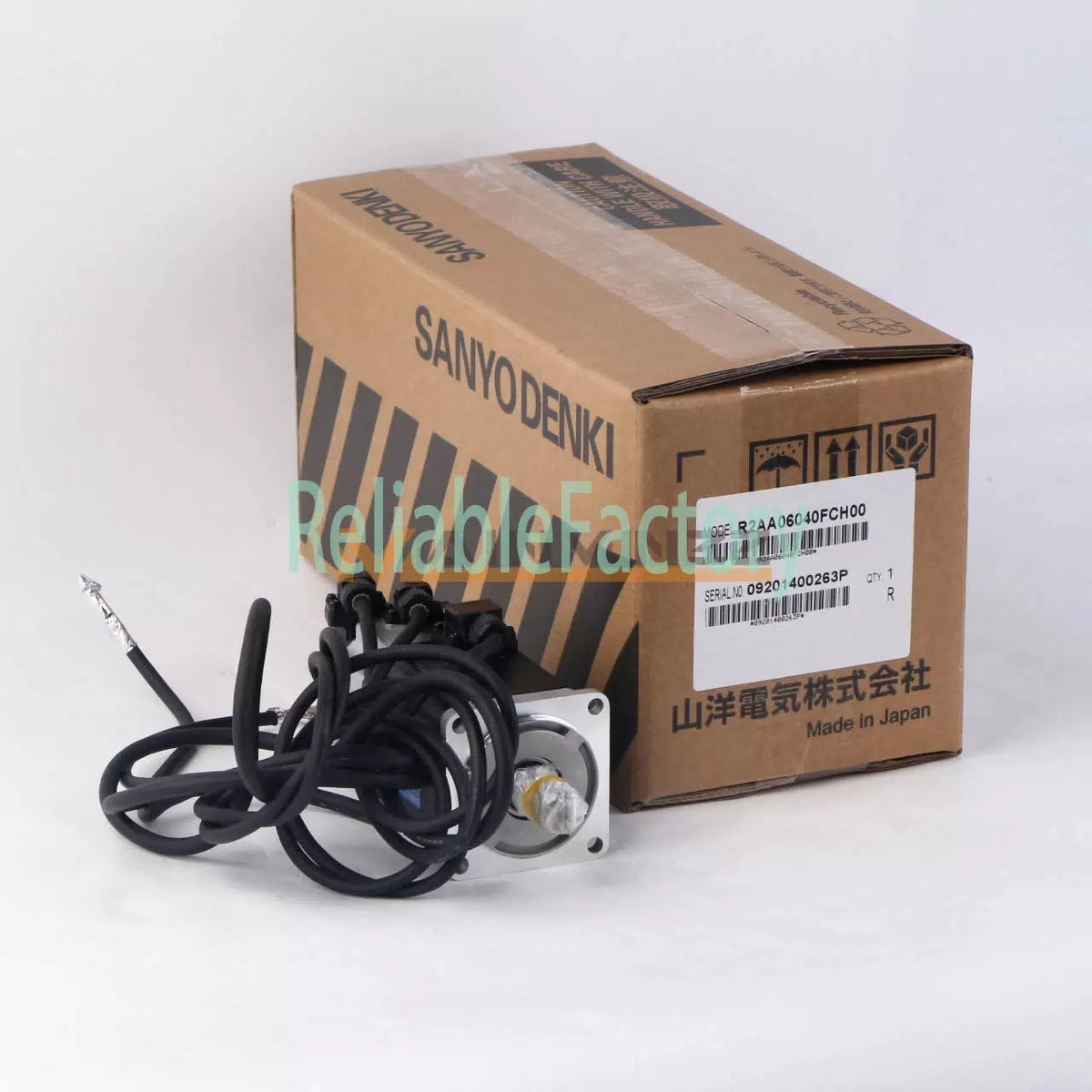 1PCS SANYO DENKI SERVO MOTOR R2AA06040FCH00 [5]
