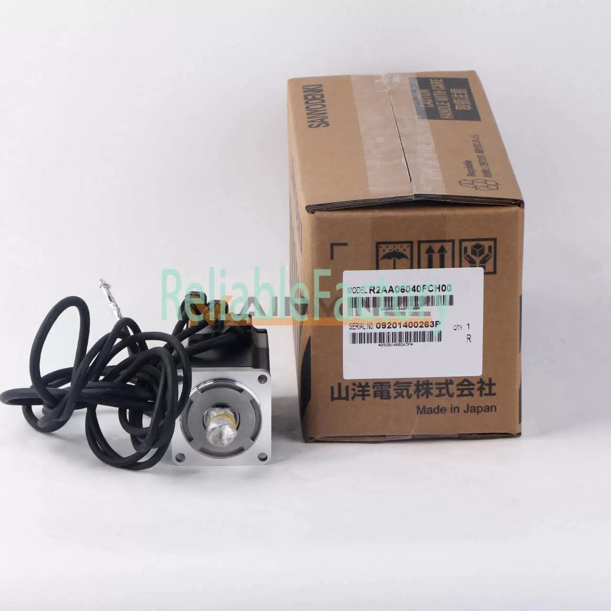 1PCS SANYO DENKI SERVO MOTOR R2AA06040FCH00 [6]