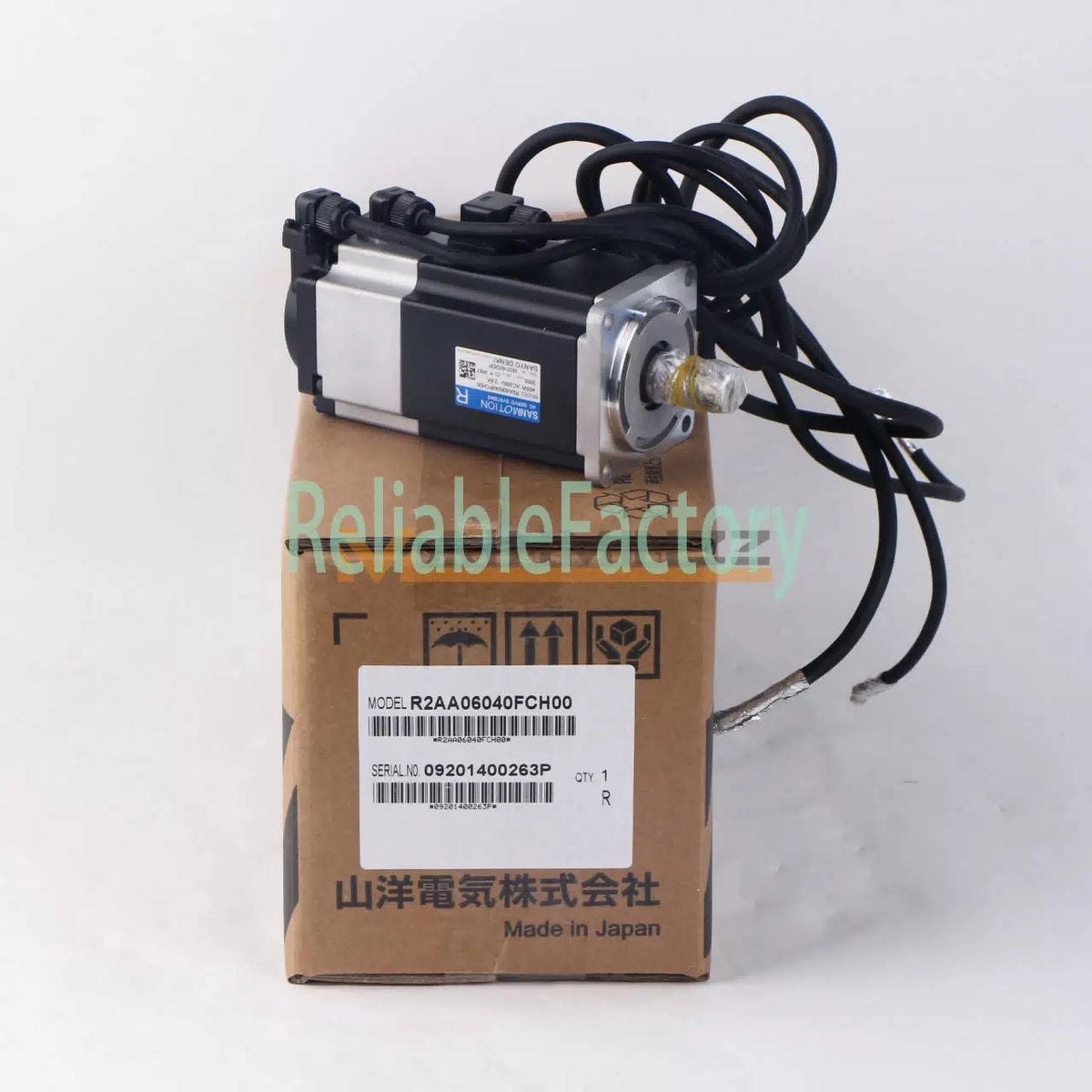1PCS SANYO DENKI SERVO MOTOR R2AA06040FCH00 [9]