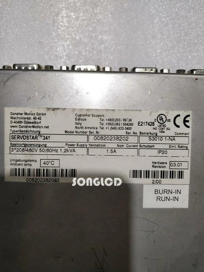 1PCS SERVOSTAR 341 S3010 1-NA - SERVOSTAR [2]