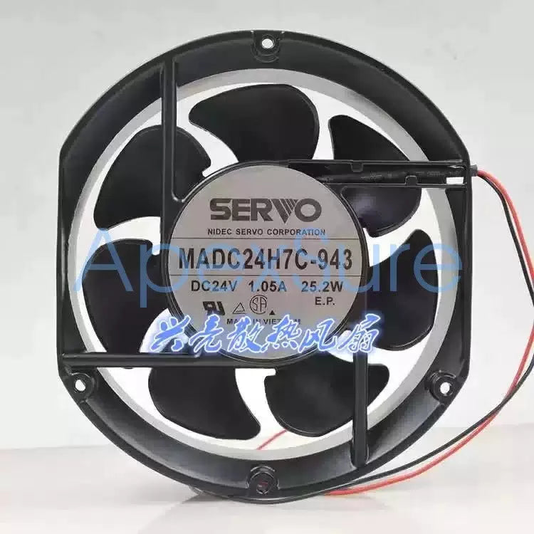 1PCS SERVO MADC24H7C-943 DC24V 1.05A 2-wire inverter cooling fan [1]