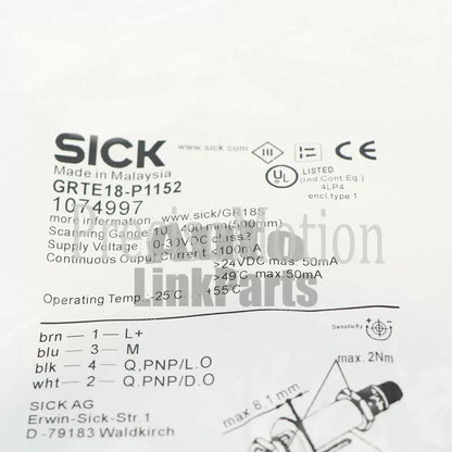 1PCS SICK Photoelectric switch GRTE18-P1152 [2]