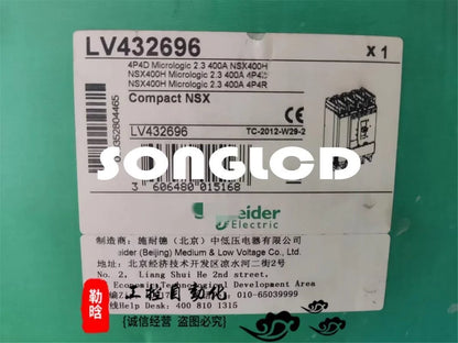 1PCS Schneider NSX400H 4P 400A Circuit Breaker LV432696 - SCHNEIDER ELECTRIC [1]