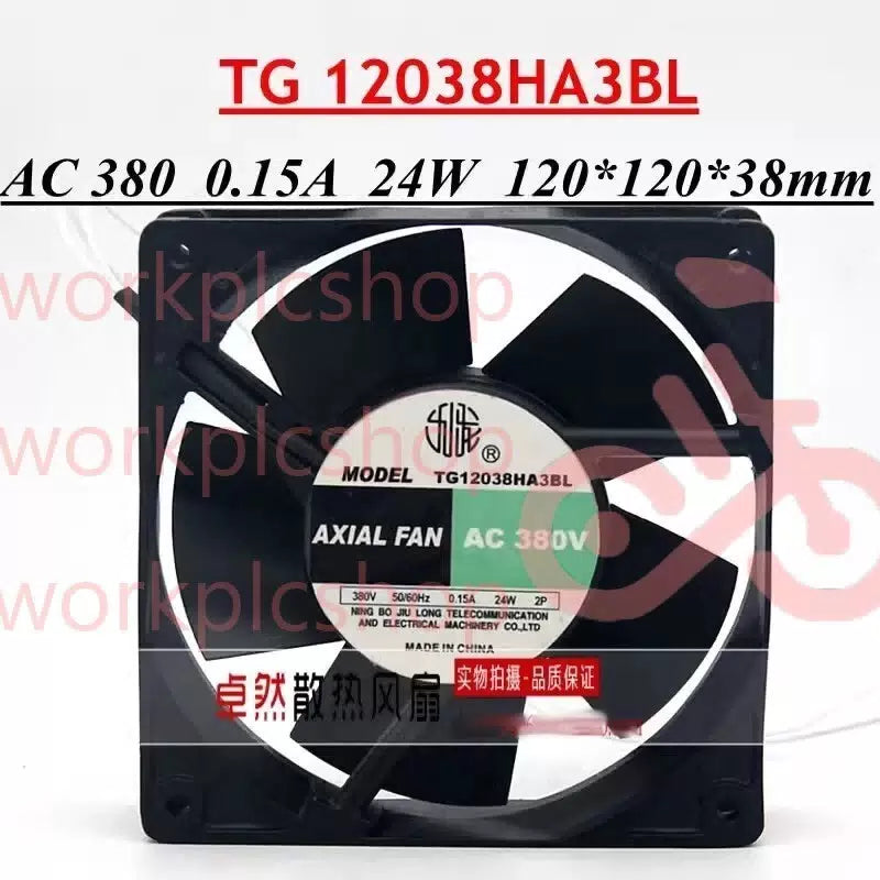 1PCS TG12038HA3BL 12038 AC380V 0.15A 24W 12CM Inverter Axial Cooling Fan [1]