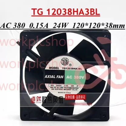 1PCS TG12038HA3BL 12038 AC380V 0.15A 24W 12CM Inverter Axial Cooling Fan [1]