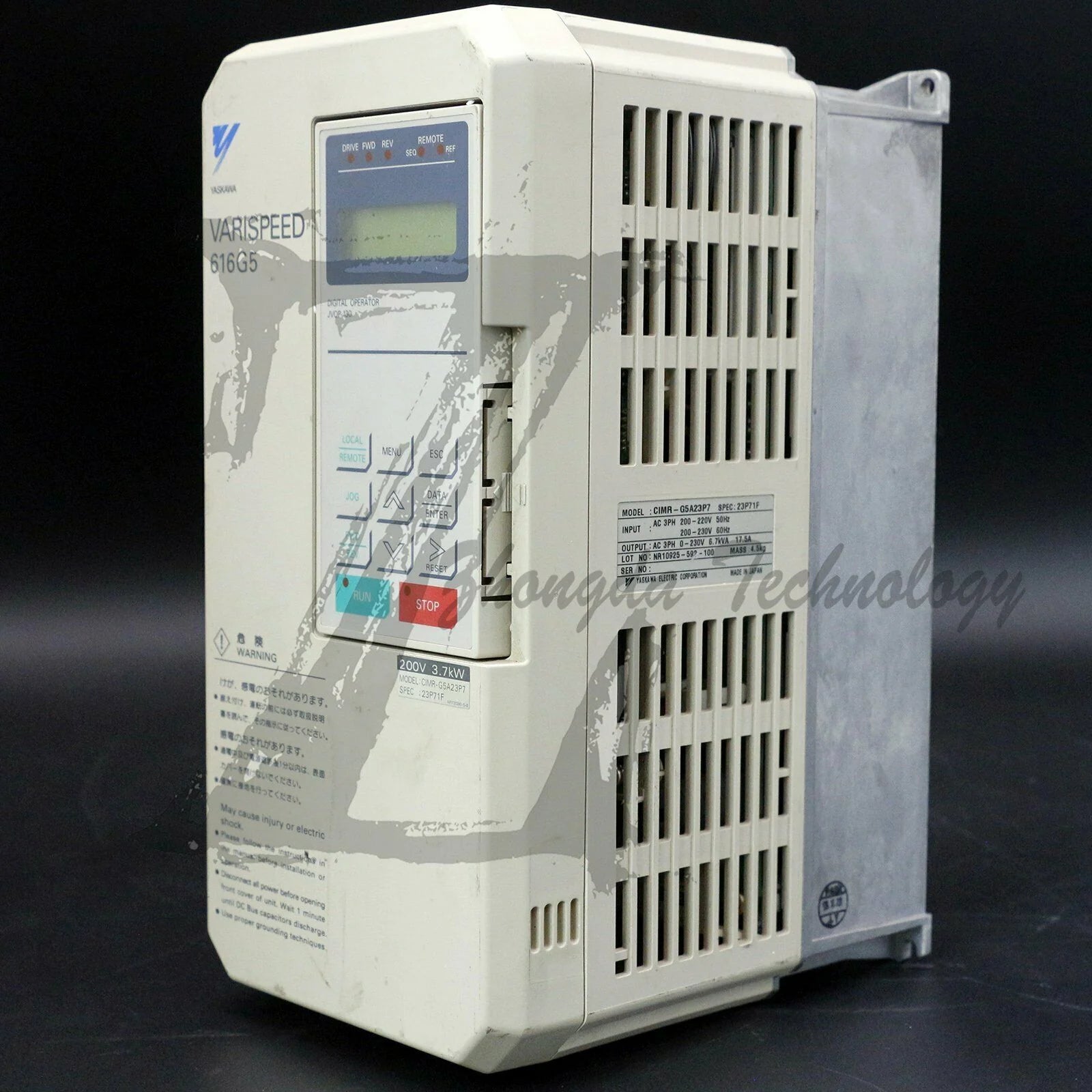 1PCS Used Yaskawa 200-220V 3.7KW Varispeed CIMR-G5A23P7 - YASKAWA [1]