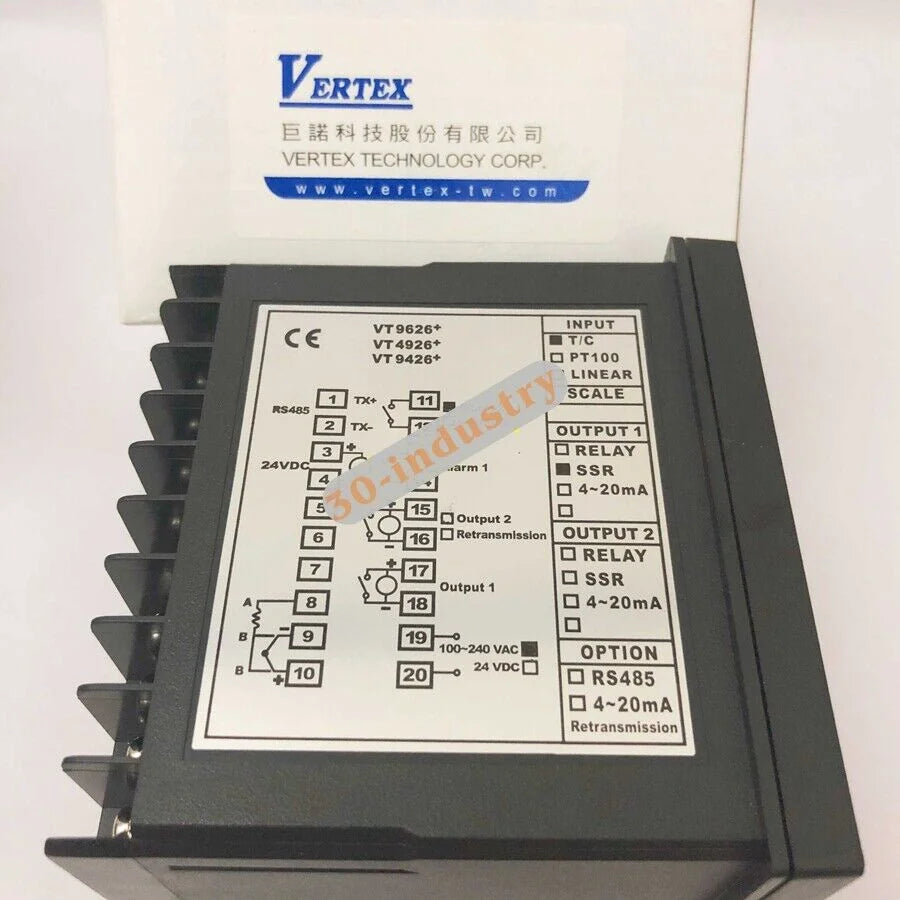 1PCS VERTEX Temperature Controller VT4926+ with SSR and TC Features - VERTEX [4]