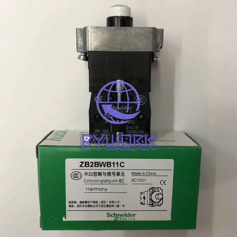 1PCS ZB2BWB11C 24V 1NO button Schneider [2]