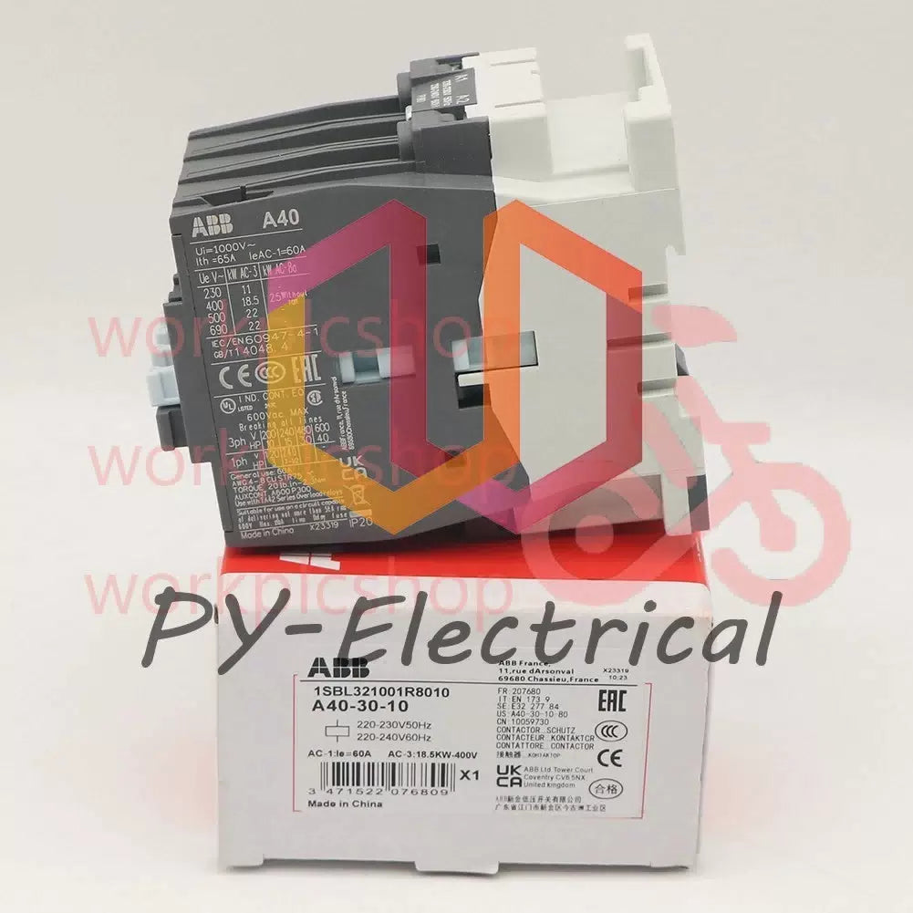 1PC ABB A40-30-10 AC Contactor 220VAC 220-230V 50Hz / 230-240V 60Hz [4]
