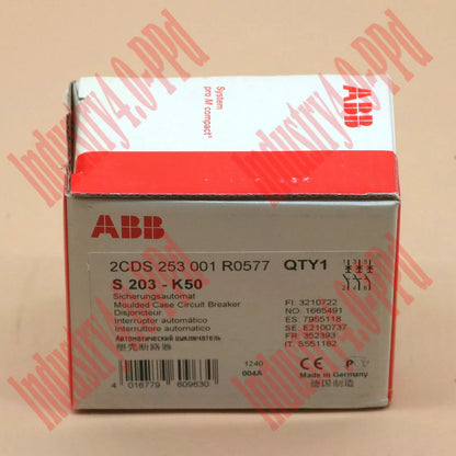 1PC ABB S203-K50 3P K 50A Miniature Circuit Breaker Free ship #YP1 #C [3]