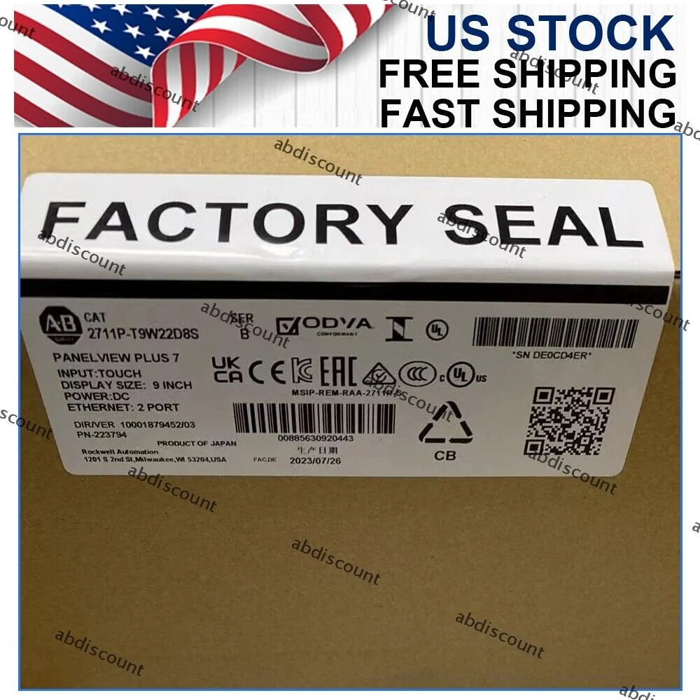 1PC ALLEN BRADLEY 2711P-T9W22D8S: Sealed Unit with T9W22D8S Features - ALLEN BRADLEY [2]