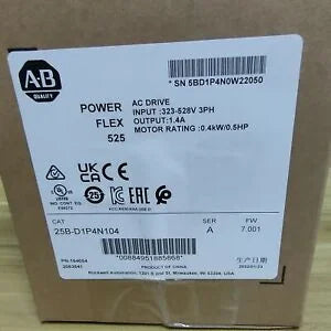 1PC Allen-Bradley 25B-D1P4N104 Powerflex 525 AC Drive - ALLEN-BRADLEY [2]