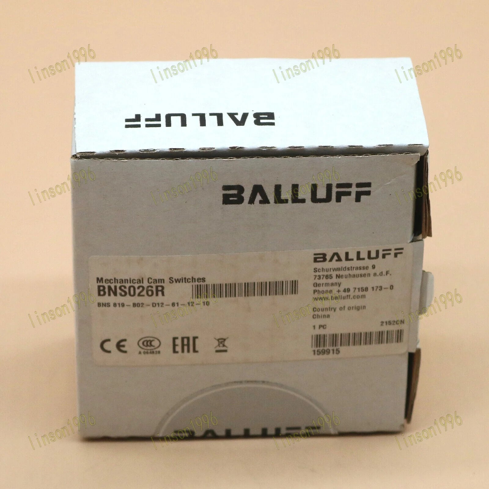 1PC BALLUFF LIMIT SWITCH BNS 819-B02-D12-61-12-10 FAST SHIP - BALLUFF [5]