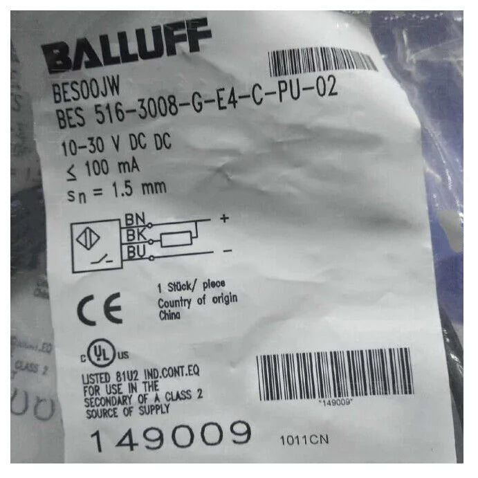 1PC Balluff Proximity Switch BES 516-3008 - BALLUFF [2]